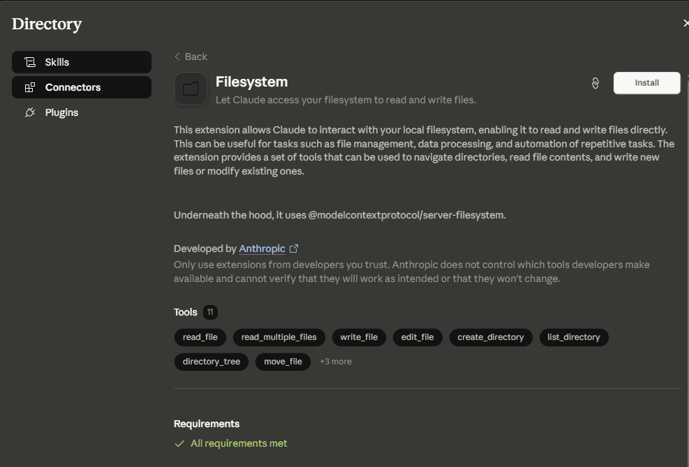 Filesystem MCP for Claude Code — when you need it and when you don't